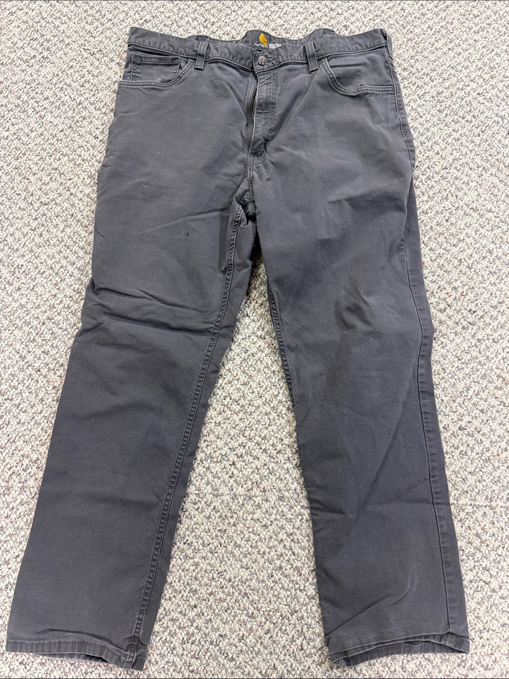 Carhartt Men's Dark Gray Casual Jeans - Classic Straight Fit
